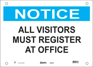 Guardian Extreme S20200 Notice Sign