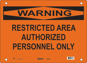 Guardian Extreme S28300 Warning Sign