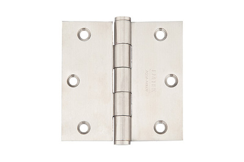  3-1/2" x 3-1/2", Square Corners Heavy Duty Plain Bearing, Stainless Steel 