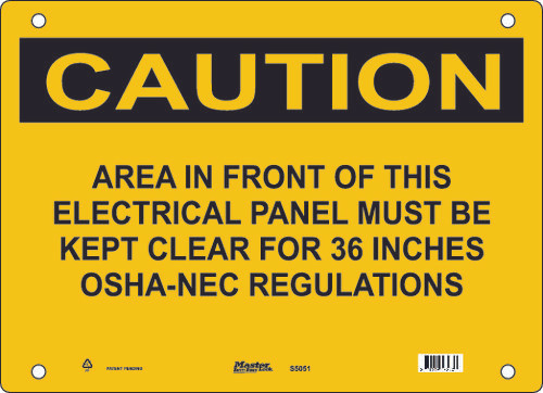 Guardian Extreme S5050 Caution Sign