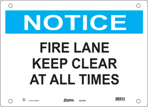 Guardian Extreme S21300 Notice Sign