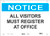 Guardian Extreme S20200 Notice Sign Guardian Extreme S20200 Notice Sign