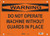 Guardian Extreme S25700 Warning Sign
