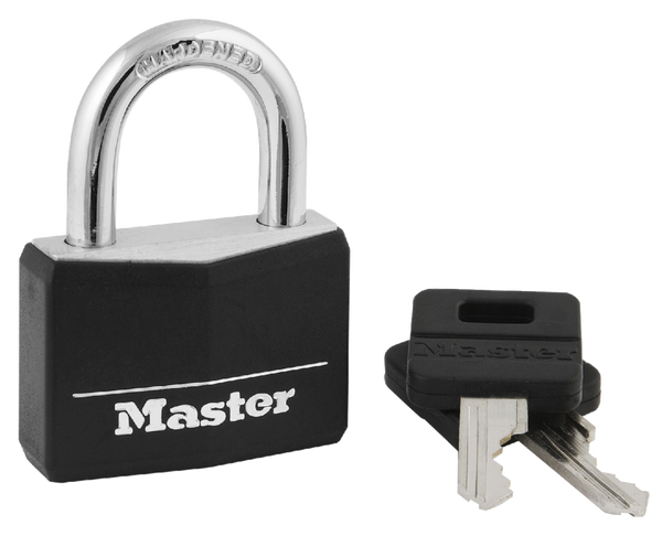 Master Lock 141 Wide Covered Solid Body Padlock