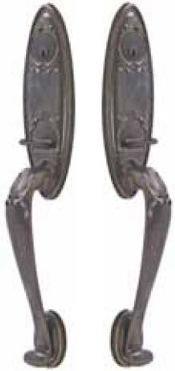 Emtek Tuscany Style Grip by Grip Entrance Handleset