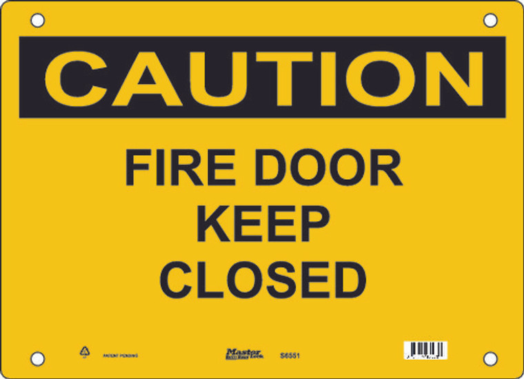 Guardian Extreme S6550 Caution Sign