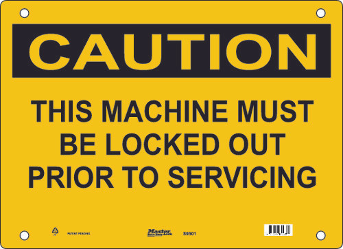 Guardian Extreme S9500 Caution Sign