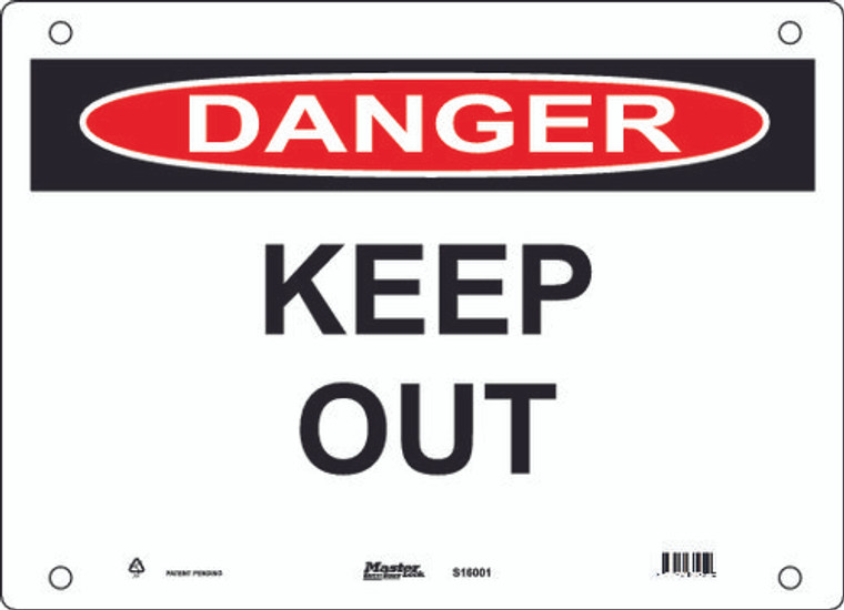 Guardian Extreme S16000 Danger Sign