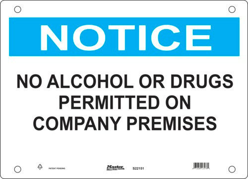 Guardian Extreme S22150 Notice Sign