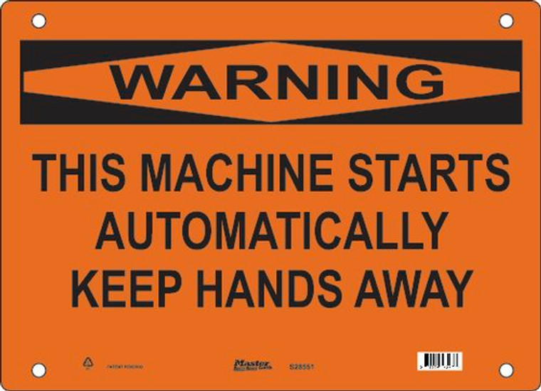 Guardian Extreme S28550 Warning Sign