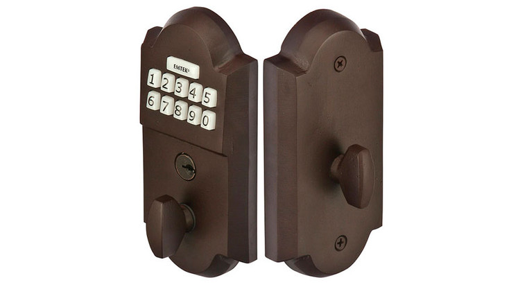 Sandcast Bronze Style Keypad Deadbolt