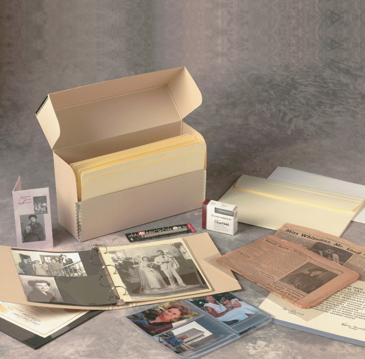 Photo Albums, Leather Scrapbook, Archival Storage Boxes