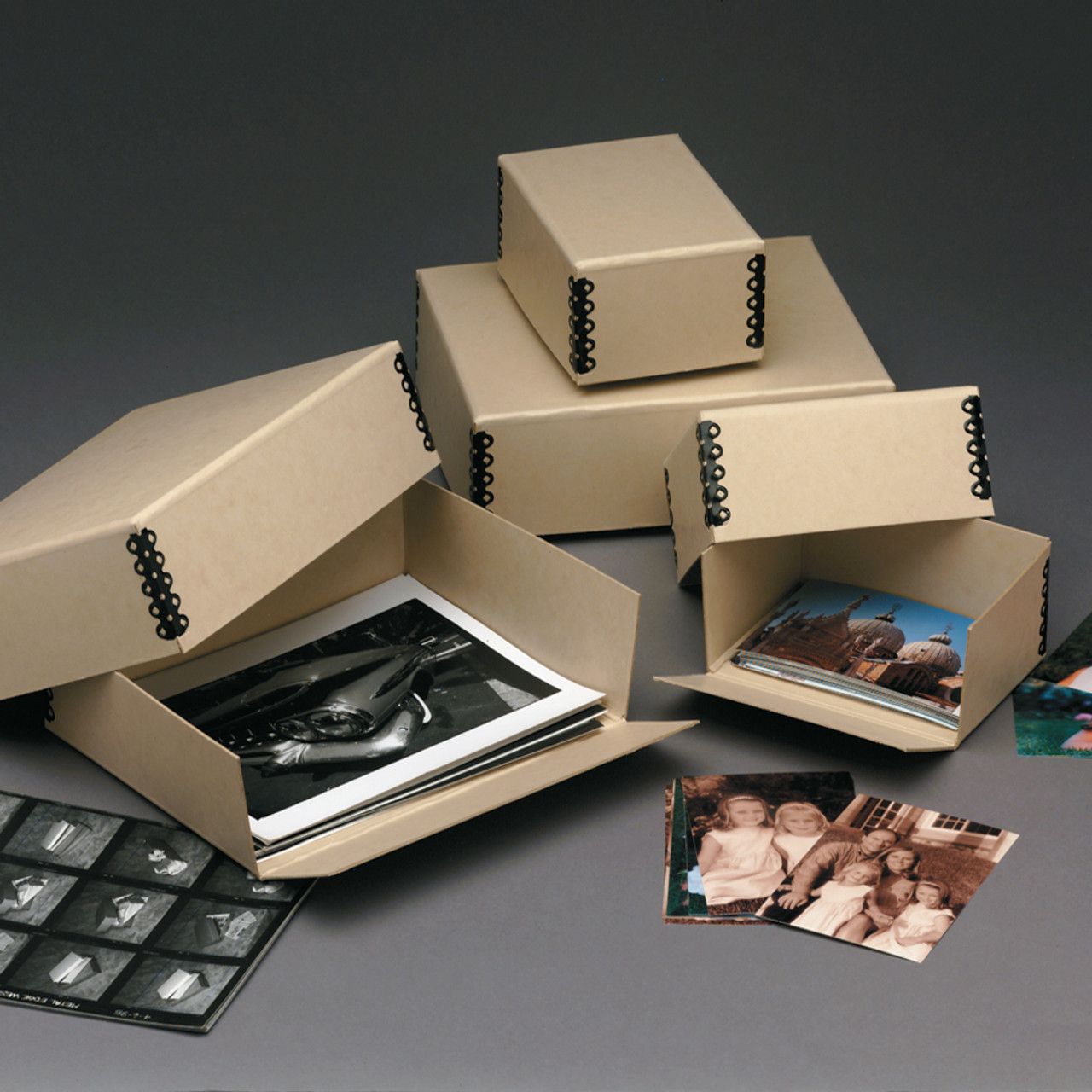 Adorama Archival 24x30 Print Storage Box, Drop Front Design, 24 1/2x30  1/2x2