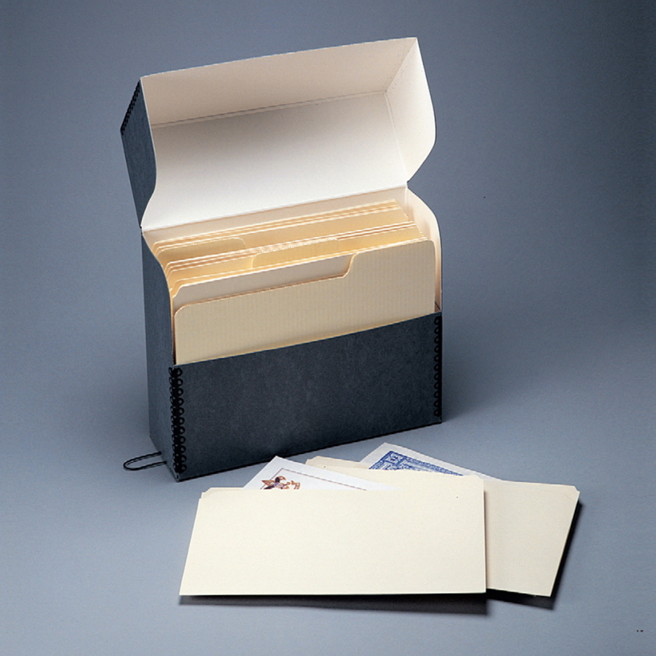 Hollinger Metal Edge Archival Photo Box with Envelopes