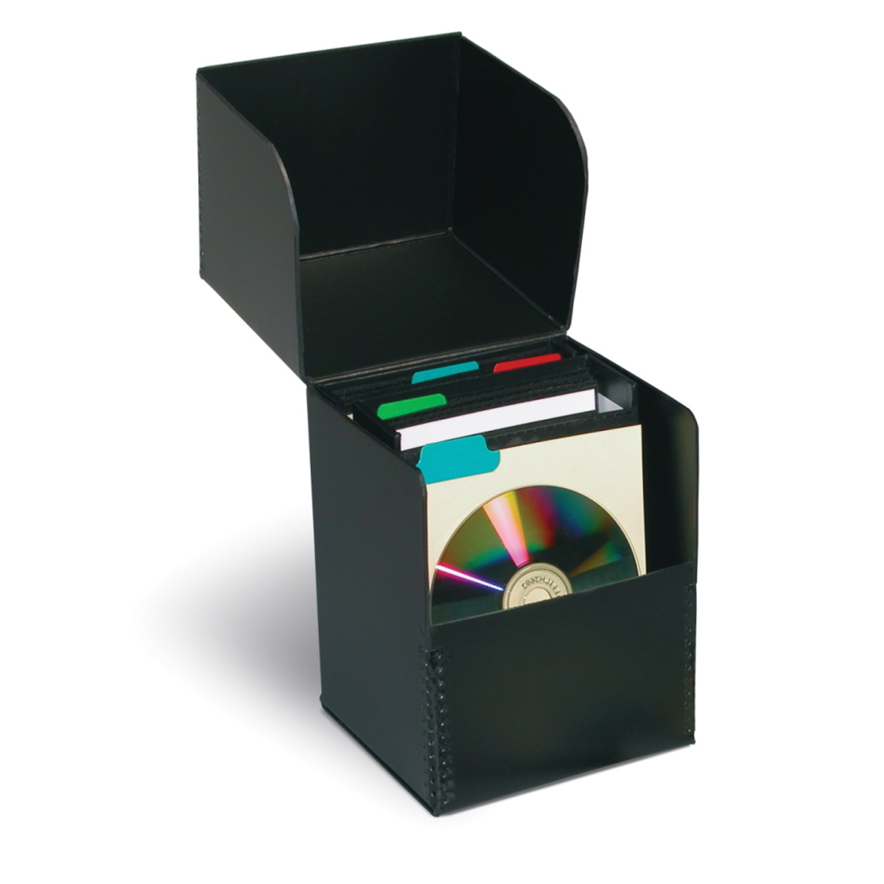 Cd In The Open Box Stock Photo - Download Image Now - Compact Disc