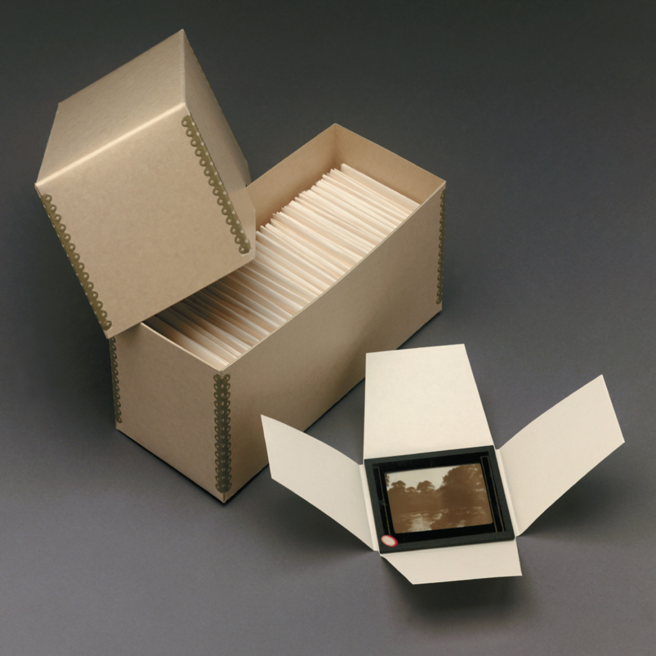 Photo Envelope Box Storage System - Hollinger Metal Edge