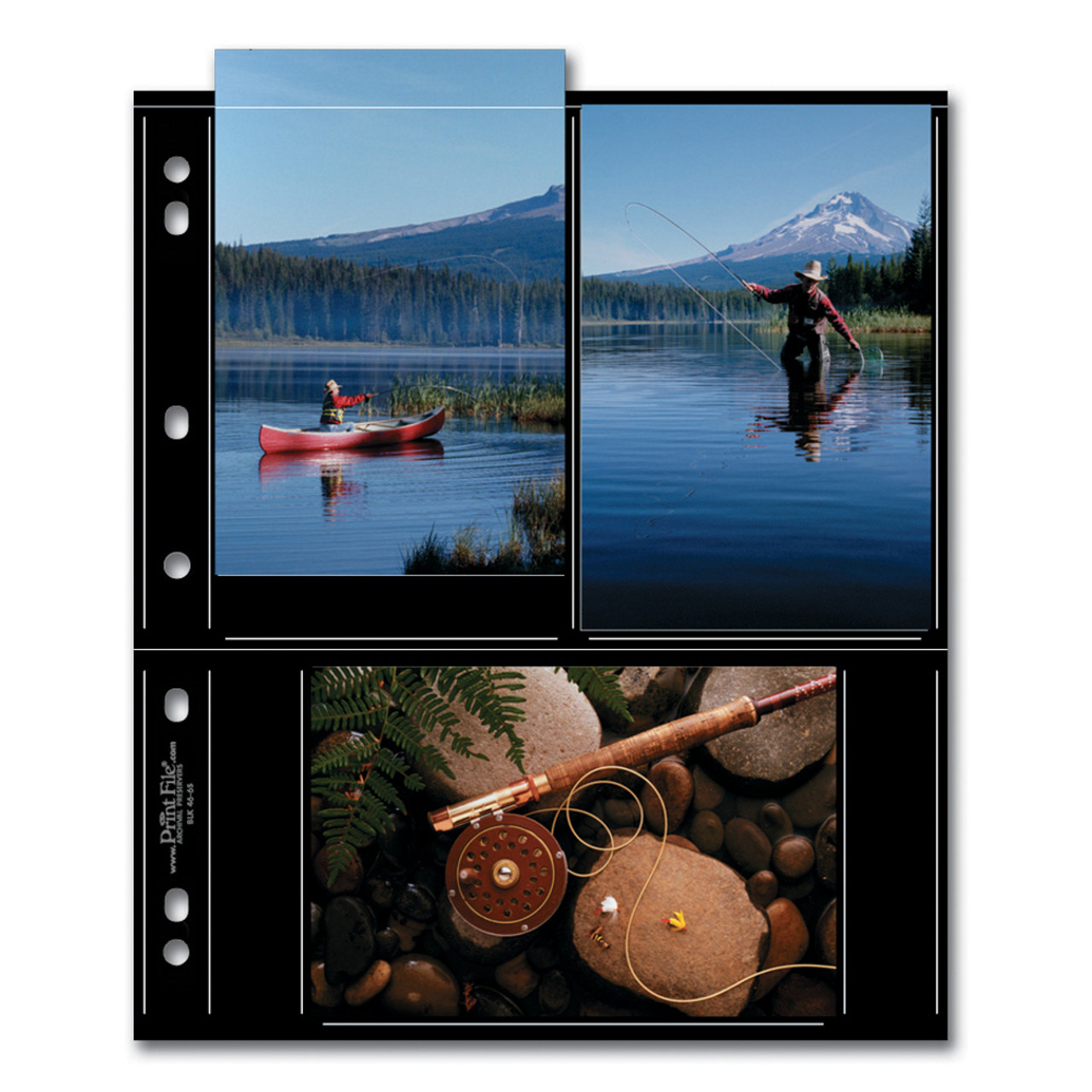 Print File Black Background Album Pages