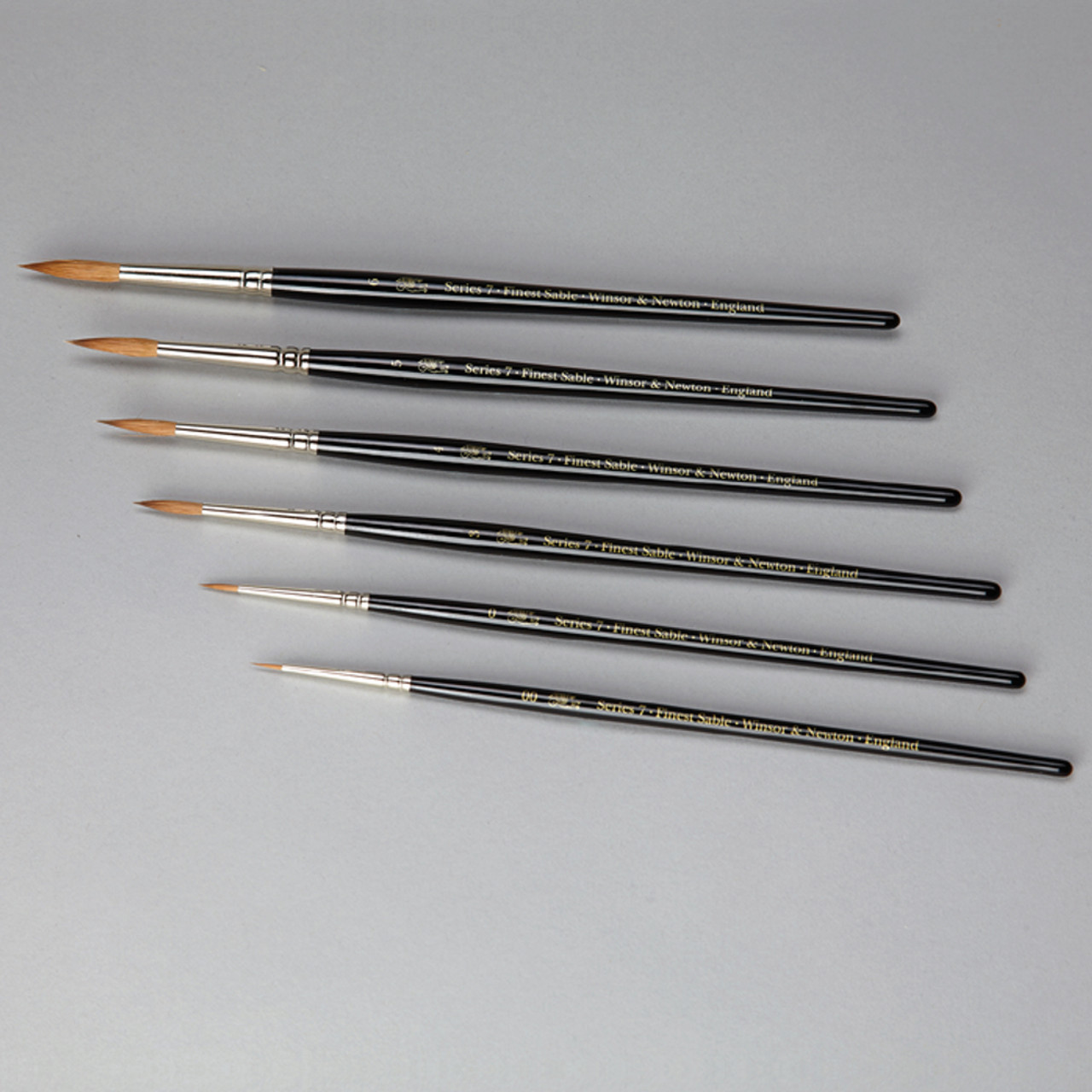 Winsor & Newton Series 7 Kolinsky Sable Pointed Round Brushes