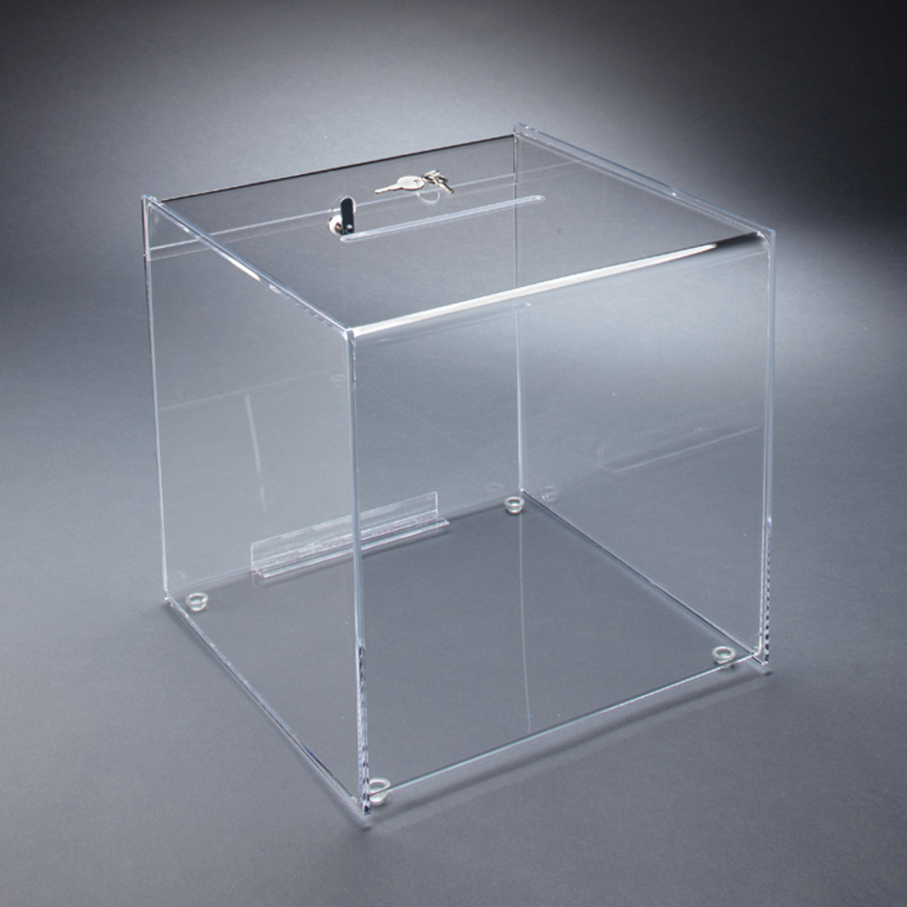 plexiglass box with