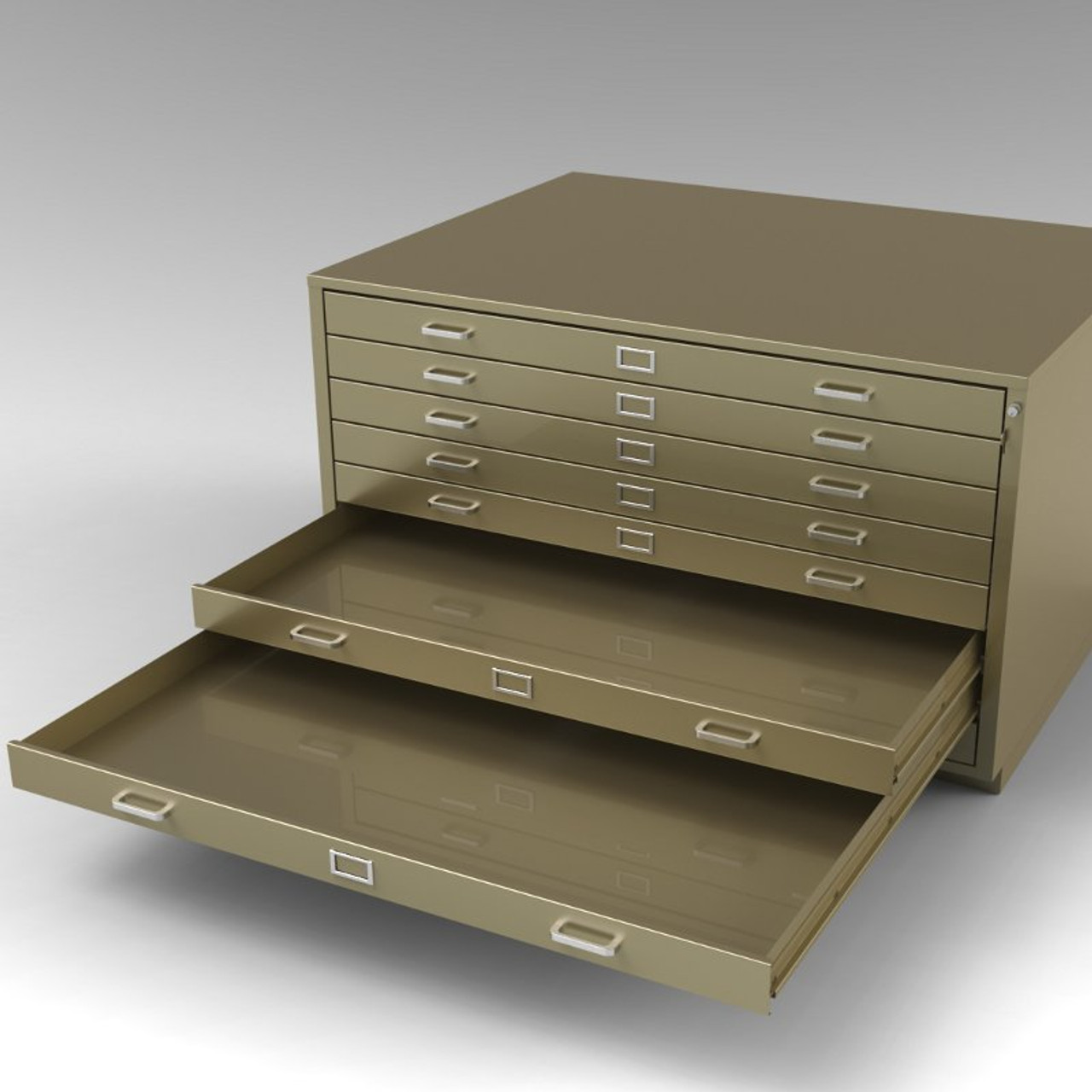 10-Drawer Extra-Large Flat File - 54 X 41 X 32