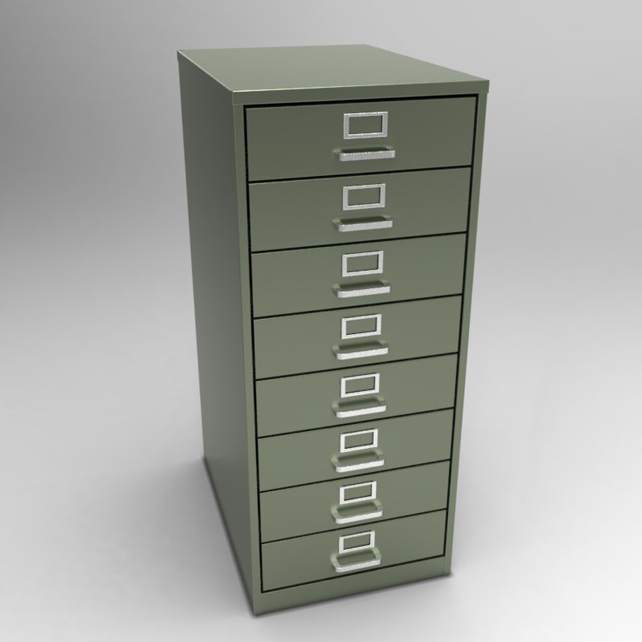 Bisley 5 Drawer Cabinet Metal File Drawer Cabinet Multiple Colors Available