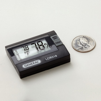 Jumbo Display Temperature and Humidity Meter with Clock