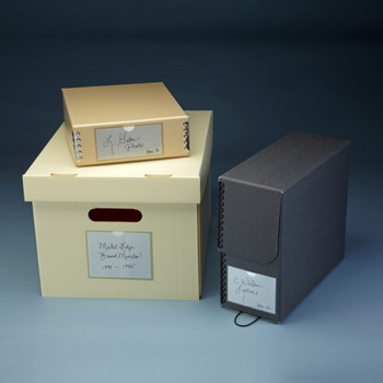 Self-Adhesive Box Label Holders with Label