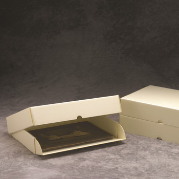 Print File Tan Drop-Front Metal Edge Box 4.5X6.5X4.5In