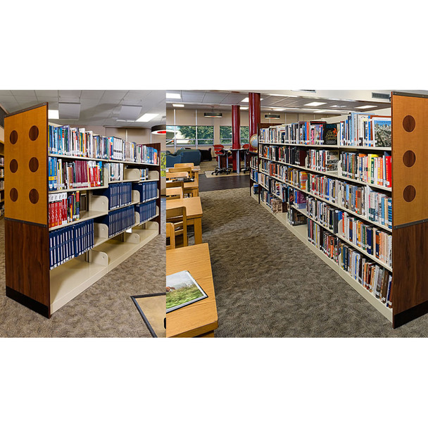 Estey® Cantilever Single Face Library Shelving