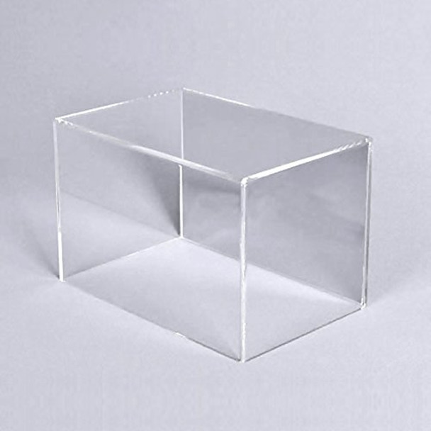 Long Rectangle Acrylic Display Vitrine w/Mirror