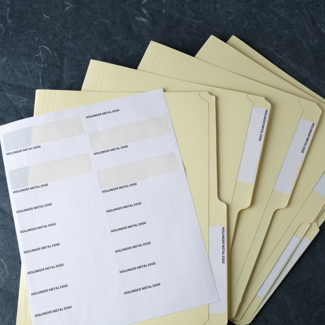 Archival Folders and Map Storage