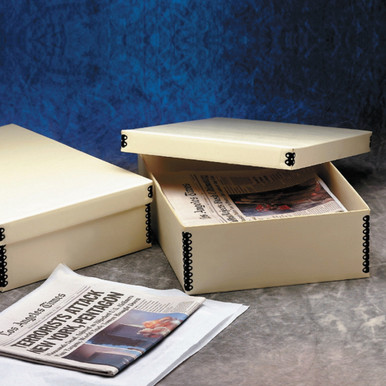 Archival Document Storage Boxes - The Hollinger Box - Hollinger Metal Edge