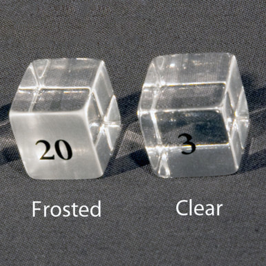 lot de 3 cubes en plexiglas