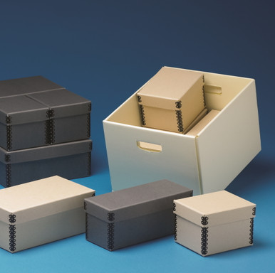 Cardboard Storage Boxes & File Boxes with Lids