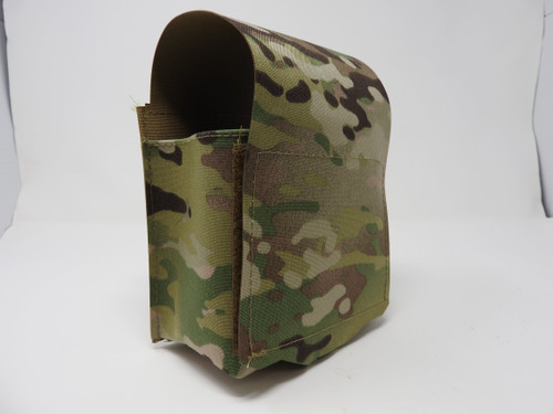 MultiCam 200 Round BFM Magazine Pouch for storage of the BFM-200 Nutsack on a chest rig.