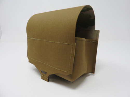 100 Round BFM-100 5.56 Soft Magazine/Nutsac Pouch.  Coyote Tan. 1000 D Cordura Laminate Mil-spec Materials.