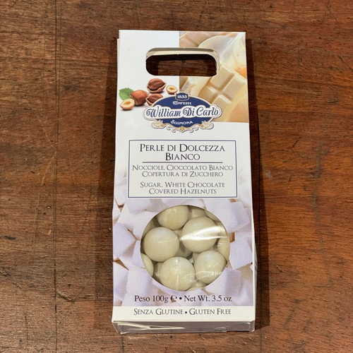 Sugar and White Chocolate Covered Hazelnuts