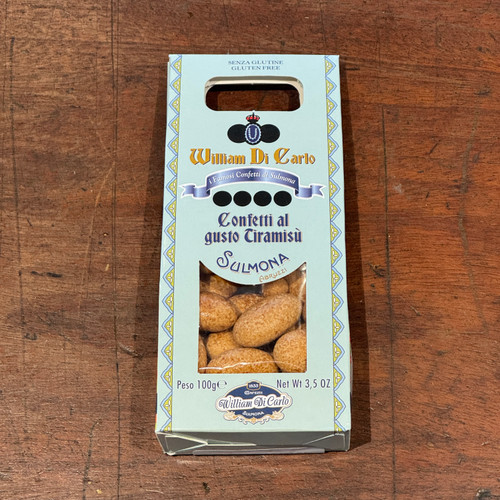 Tiramisu Flavored Dragees with Almond Centres