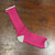 Exmoor Wool Sock Raspberry & Natural