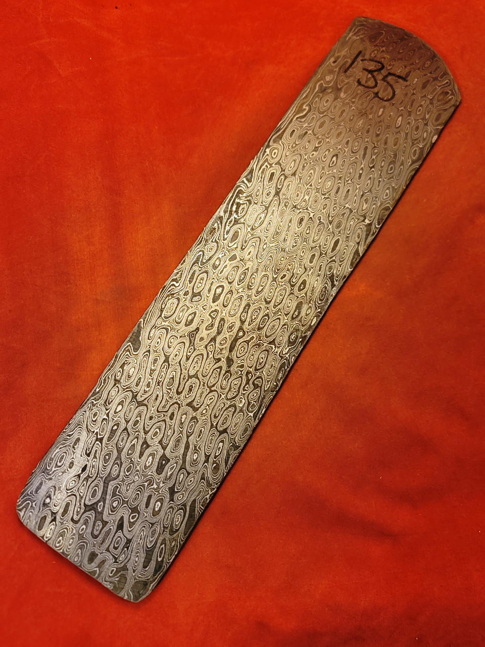 Monogram Rattler Alabama Damascus - Rattler Pattern Billet ADS9974-RAT - 0.135