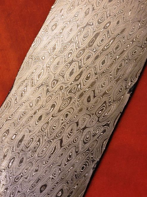 Alabama Damascus - Rattler Pattern Billet ADS9977-RAT -  0.160" thick