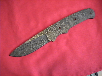 Alabama Damascus Knife Blank / ADS0013-DKB