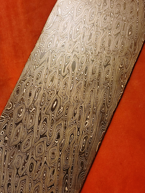 Alabama Damascus - Rattler Pattern Billet ADS9990-RAT - 0.135" Thick