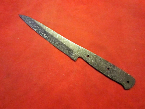 Alabama Damascus Steak Blank / ADS0106-DKB