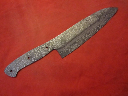 Alabama Damascus Chef Blank / ADS0108-DKB
