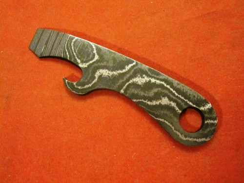 Alabama Damascus Blade - Bottle Opener/ ADS0114-DKG