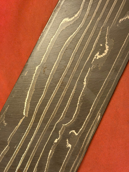 Flame Pattern Billet - ADS9998-FLM - 0.105 x 4 x 15-3/8