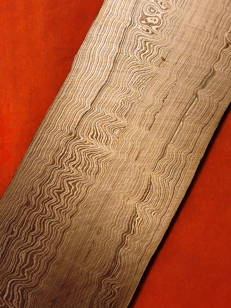 Flame Pattern Billet - ADS9997-FLM - 0.170 x 2-1/2 x 16