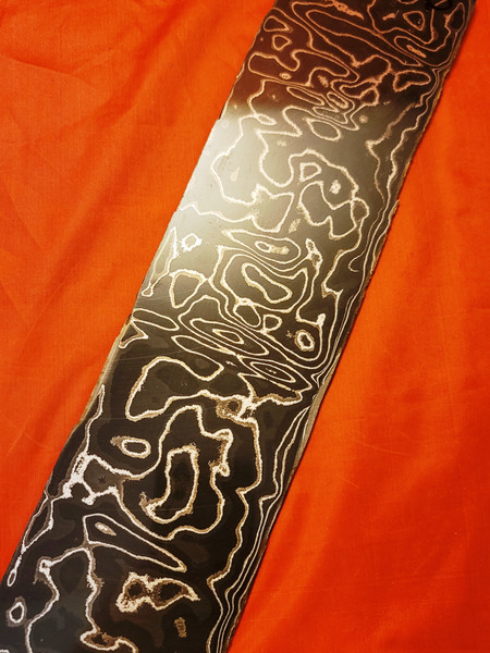 Alabama Damascus - Random Pattern Billet ADS9964-RPD - 0.096"