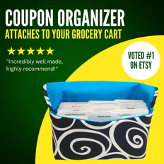 Coupon Organizer - Attaches to Your Shopping Cart!